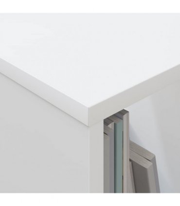 vidaXL Magazine Rack White 68.5 x 30 x 45 cm