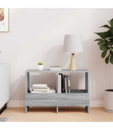 vidaXL Magazine Rack Grey Sonoma 68.5 x 30 x 45 cm