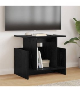 vidaXL TV Stand 2 pcs Black Oak 50 x 35 x 45 cm Engineered Wood