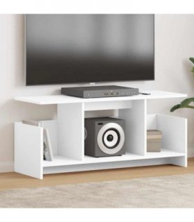 vidaXL TV Stand White 102 x 35 x 45 cm Engineered Wood