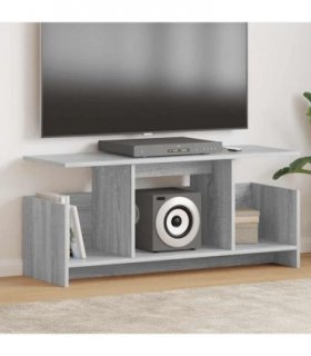 vidaXL TV Stand Grey Sonoma 102 x 35 x 45 cm Engineered Wood