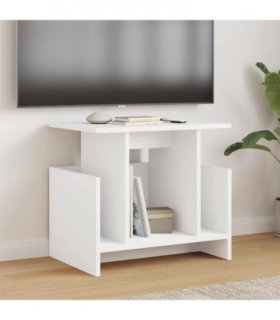 vidaXL TV Stand 2 pcs White 50 x 35 x 45 cm Engineered Wood
