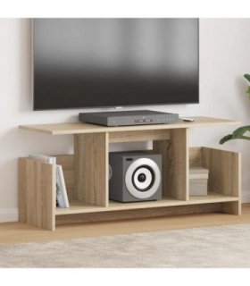 vidaXL TV Stand Sonoma Oak 102 x 35 x 45 cm Engineered Wood