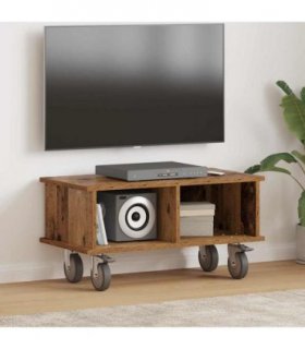vidaXL TV Stand Old Wood 68.5 x 35 x 35 cm Engineered Wood