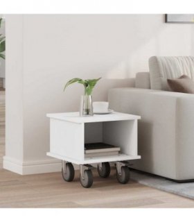 vidaXL TV Stand White 37 x 35 x 35 cm Engineered Wood