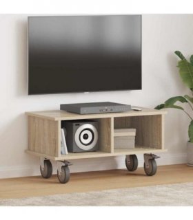 vidaXL TV Stand Sonoma Oak 68.5 x 35 x 35 cm Engineered Wood