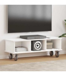 vidaXL TV Stand White 100 x 35 x 35 cm Engineered Wood