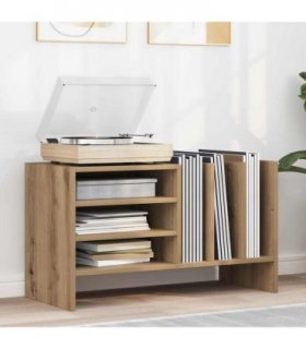 vidaXL Record Cabinet Artisan Oak 78.5 x 35 x 45 cm Engineered Wood