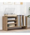 vidaXL Record Cabinet Artisan Oak 78.5 x 35 x 45 cm Engineered Wood