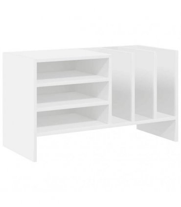 vidaXL Record Cabinet White 78.5 x 35 x 45 cm Engineered Wood