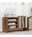 vidaXL Record Cabinet Old Wood 78.5 x 35 x 45 cm Engineered Wood