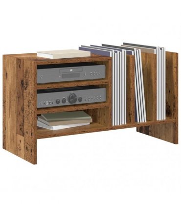 vidaXL Record Cabinet Old Wood 78.5 x 35 x 45 cm Engineered Wood