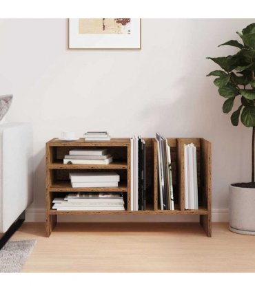 vidaXL Record Cabinet Old Wood 78.5 x 35 x 45 cm Engineered Wood