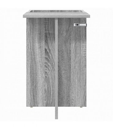 vidaXL End Table Grey Sonoma 35 x 40 x 55 cm Engineered Wood