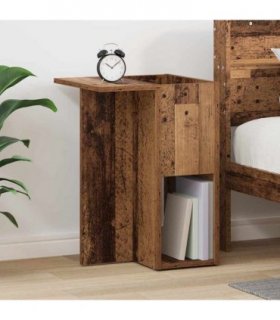 vidaXL End Table Old Wood 35 x 40 x 55 cm Engineered Wood