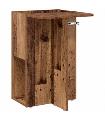 vidaXL End Table Old Wood 35 x 40 x 55 cm Engineered Wood