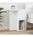 vidaXL End Table White 35 x 40 x 55 cm Engineered Wood