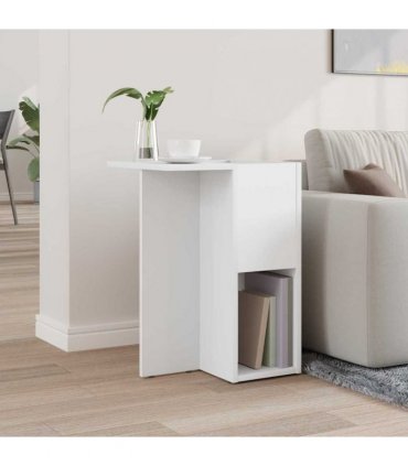 vidaXL End Table White 35 x 40 x 55 cm Engineered Wood