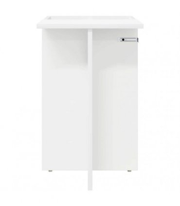vidaXL End Table White 35 x 40 x 55 cm Engineered Wood