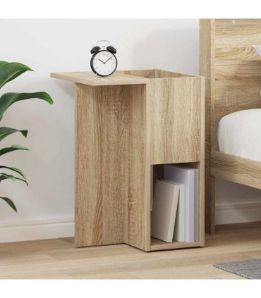 vidaXL End Table Sonoma Oak 35 x 40 x 55 cm Engineered Wood