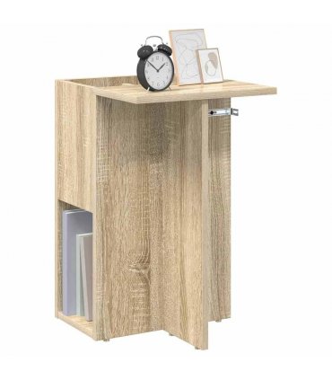 vidaXL End Table Sonoma Oak 35 x 40 x 55 cm Engineered Wood