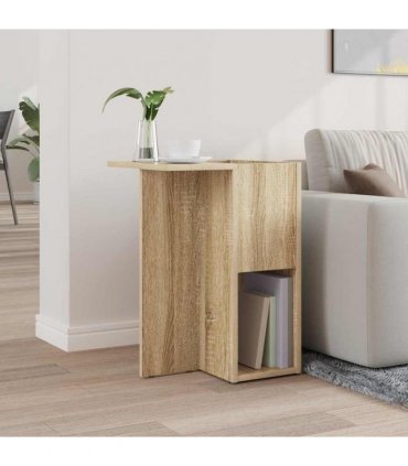 vidaXL End Table Sonoma Oak 35 x 40 x 55 cm Engineered Wood
