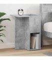 vidaXL End Table Concrete Grey 35 x 40 x 55 cm Engineered Wood