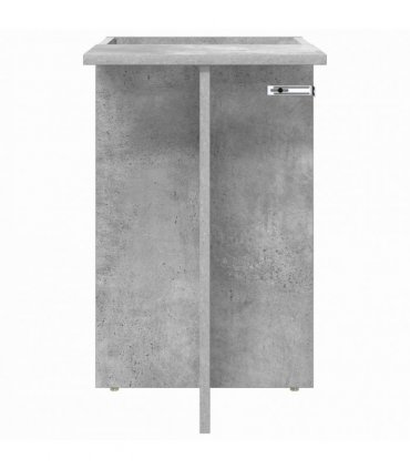 vidaXL End Table Concrete Grey 35 x 40 x 55 cm Engineered Wood