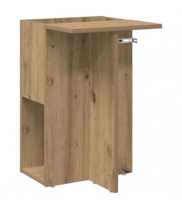 vidaXL End Table Artisan Oak 35 x 40 x 55 cm Engineered Wood