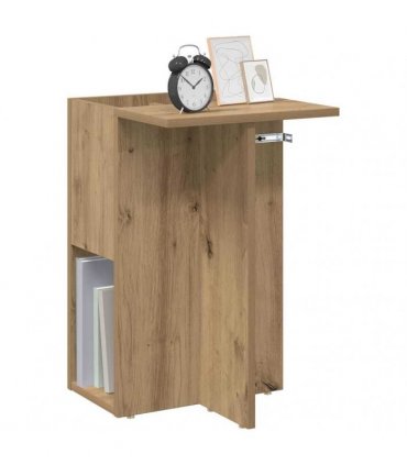 vidaXL End Table Artisan Oak 35 x 40 x 55 cm Engineered Wood