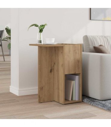 vidaXL End Table Artisan Oak 35 x 40 x 55 cm Engineered Wood