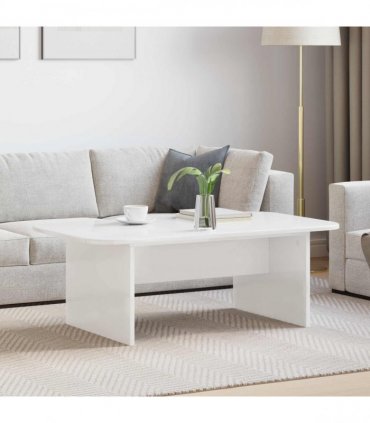 vidaXL Coffee Table White 93 x 53 x 33 cm Engineered Wood