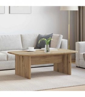 vidaXL Coffee Table Artisan Oak 93 x 53 x 33 cm Engineered Wood