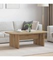vidaXL Coffee Table Artisan Oak 93 x 53 x 33 cm Engineered Wood