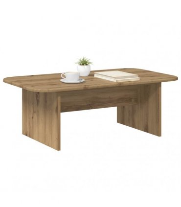 vidaXL Coffee Table Artisan Oak 93 x 53 x 33 cm Engineered Wood