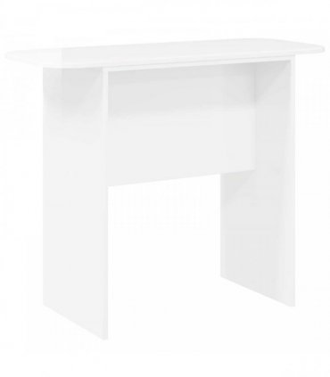 vidaXL Console Table High Gloss White 93 x 40 x 75 cm Engineered Wood