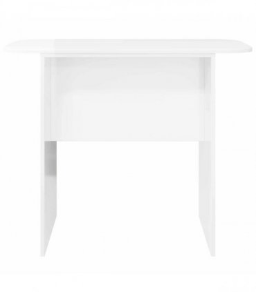 vidaXL Console Table High Gloss White 93 x 40 x 75 cm Engineered Wood