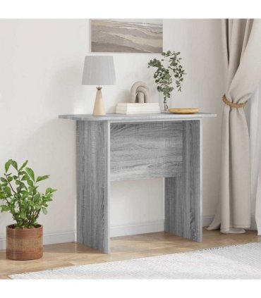 vidaXL Console Table Grey Sonoma 93 x 40 x 75 cm Engineered Wood