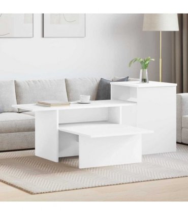 vidaXL Console Table White 91.5 x 35 x 38.5 cm Engineered Wood