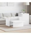 vidaXL Console Table White 91.5 x 35 x 38.5 cm Engineered Wood