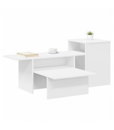 vidaXL Console Table White 91.5 x 35 x 38.5 cm Engineered Wood