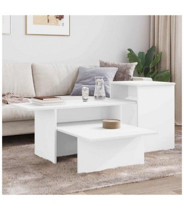 vidaXL Console Table White 91.5 x 35 x 38.5 cm Engineered Wood