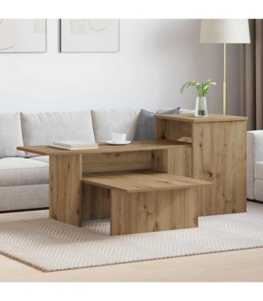 vidaXL Console Table Artisan Oak 91.5 x 35 x 38.5 cm Engineered Wood