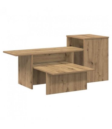 vidaXL Console Table Artisan Oak 91.5 x 35 x 38.5 cm Engineered Wood