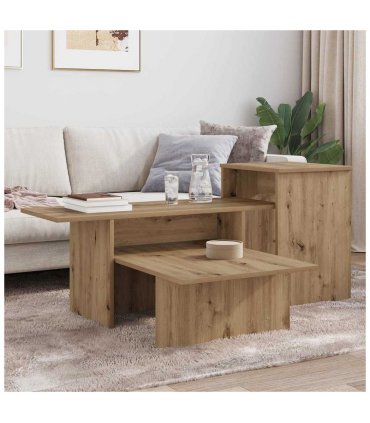 vidaXL Console Table Artisan Oak 91.5 x 35 x 38.5 cm Engineered Wood