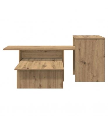 vidaXL Console Table Artisan Oak 91.5 x 35 x 38.5 cm Engineered Wood