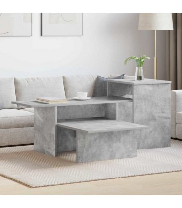 vidaXL Console Table Concrete Grey 91.5 x 35 x 38.5 cm Engineered Wood