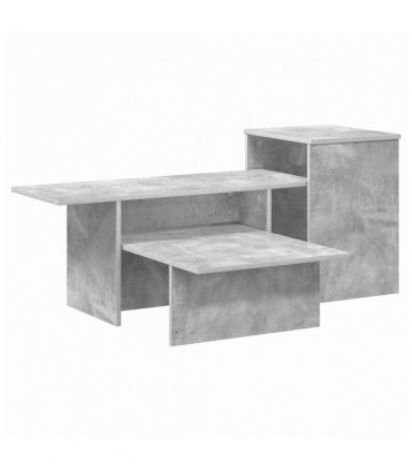 vidaXL Console Table Concrete Grey 91.5 x 35 x 38.5 cm Engineered Wood
