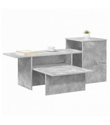 vidaXL Console Table Concrete Grey 91.5 x 35 x 38.5 cm Engineered Wood