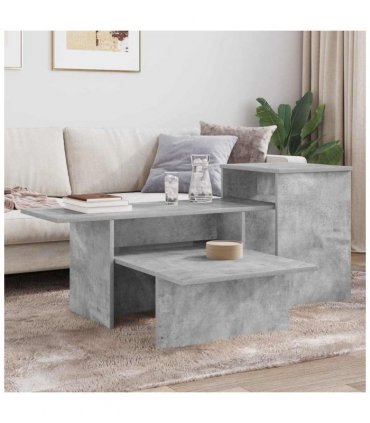 vidaXL Console Table Concrete Grey 91.5 x 35 x 38.5 cm Engineered Wood